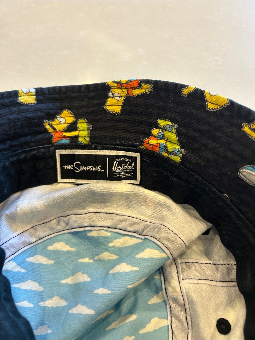 Herschel Bart Simpson Bucket Hat - Picture 3 of 4